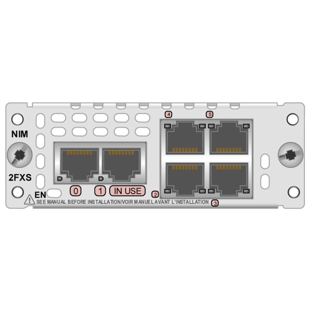 ماژول NIM-2FXS/4FXOP سیسکو