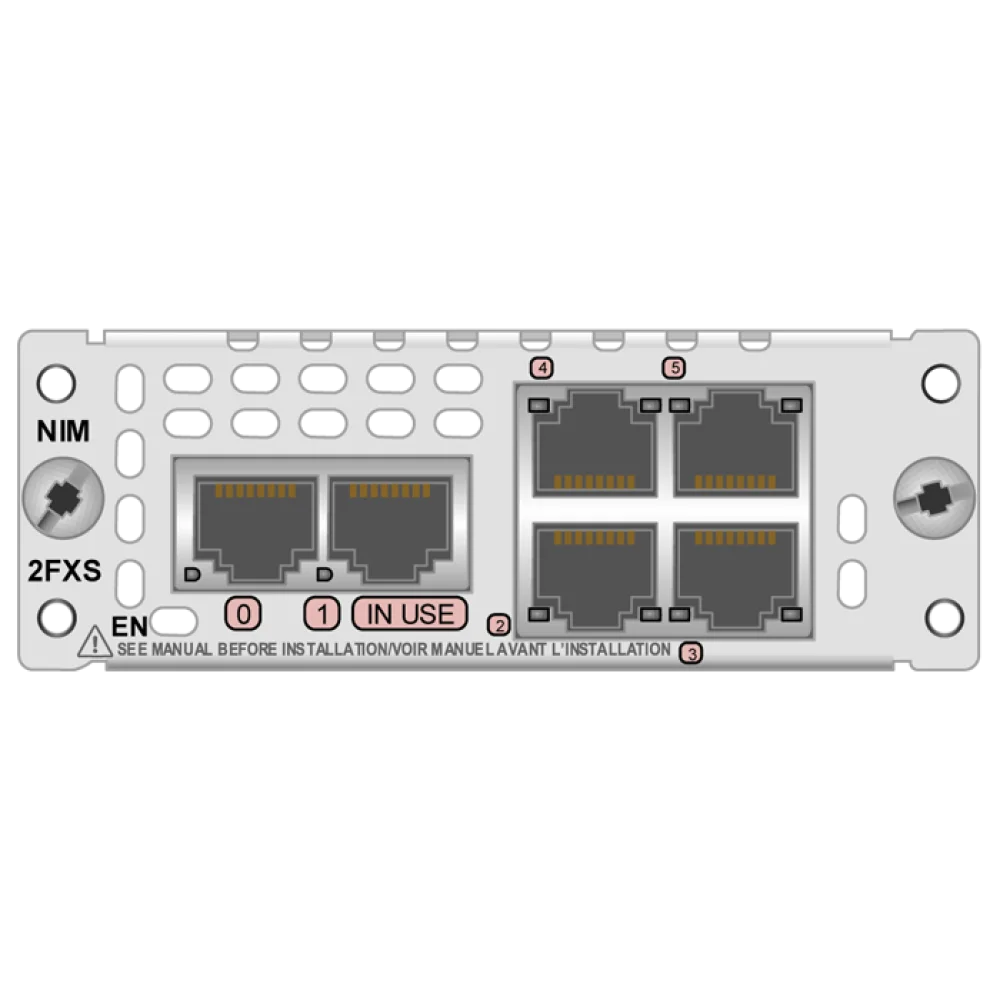 ماژول NIM-2FXS/4FXOP سیسکو