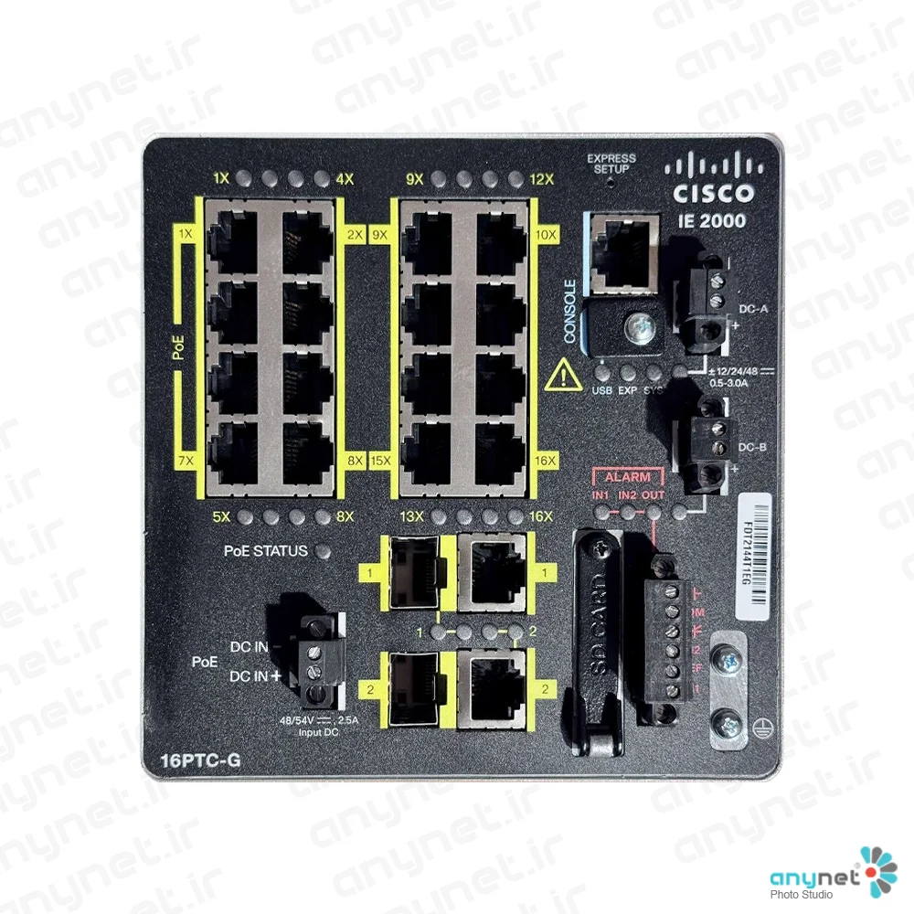 سوییچ صنعتی IE-2000-16PTC-G-NX سیسکو