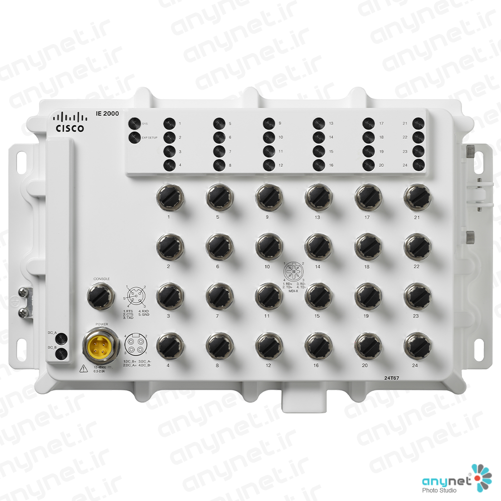 سوییچ IP67 صنعتی IE-2000-24T67-B سیسکو