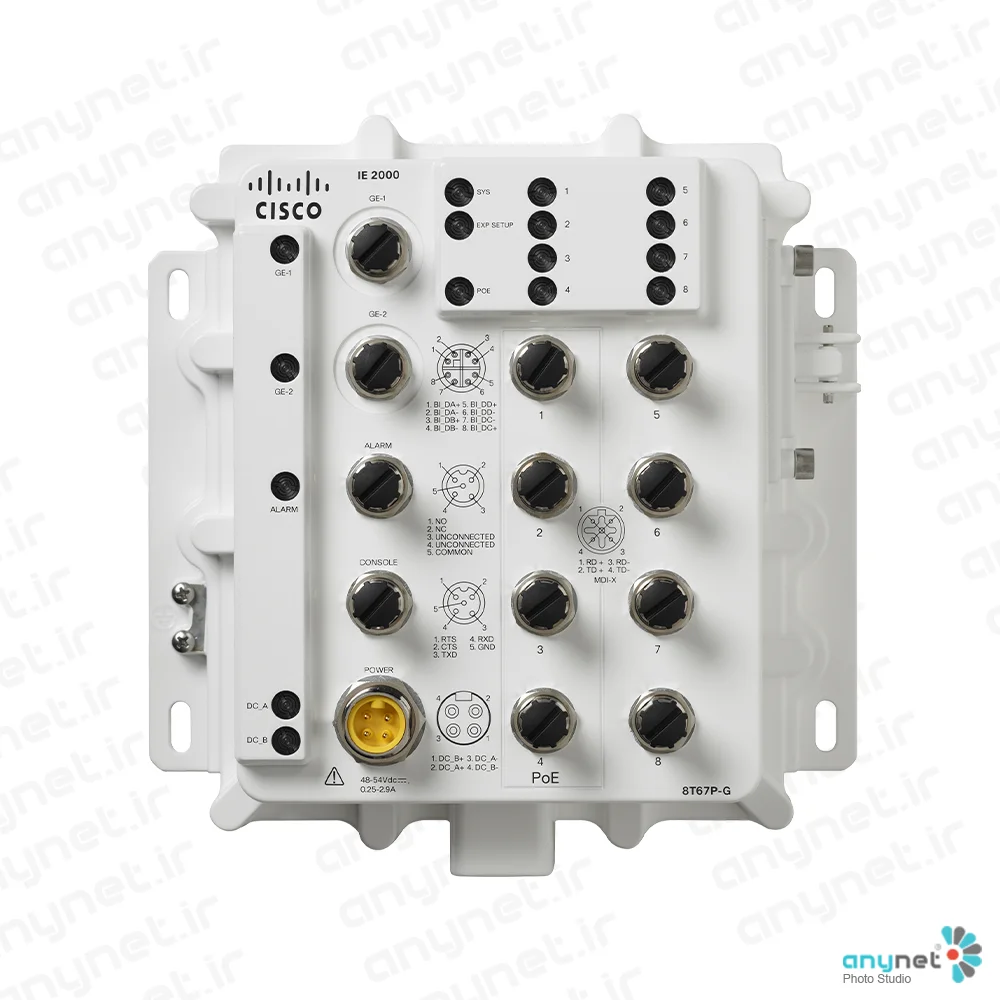 سوییچ IP67 صنعتی IE-2000-8T67P-G-E سیسکو