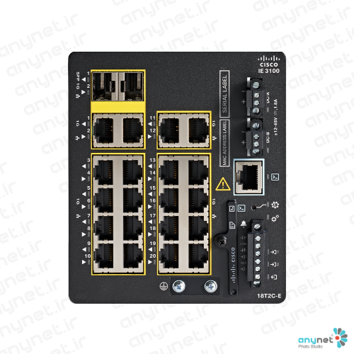 سوییچ صنعتی مقاوم IE-3100-18T2C-CC-E سیسکو