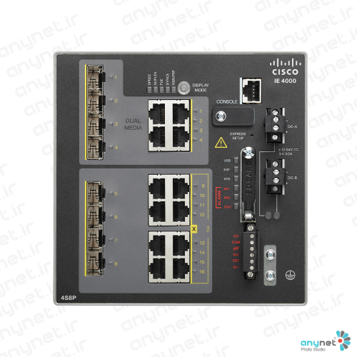 سوییچ صنعتی IE-4000-4S8P4G-E سیسکو