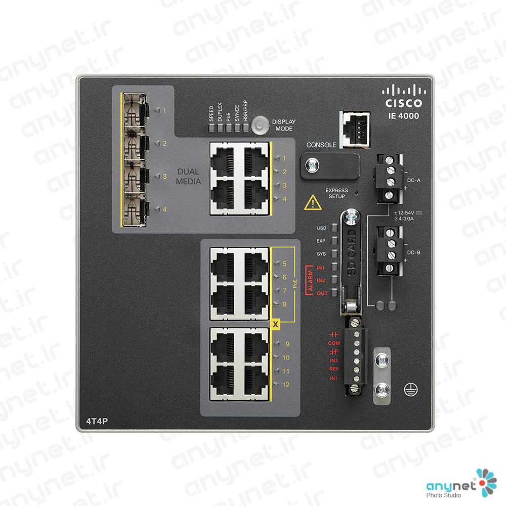 سوییچ صنعتی IE-4000-4T4P4G-E سیسکو