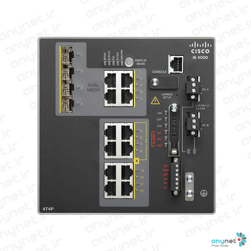سوییچ صنعتی IE-4000-4T4P4G-E سیسکو