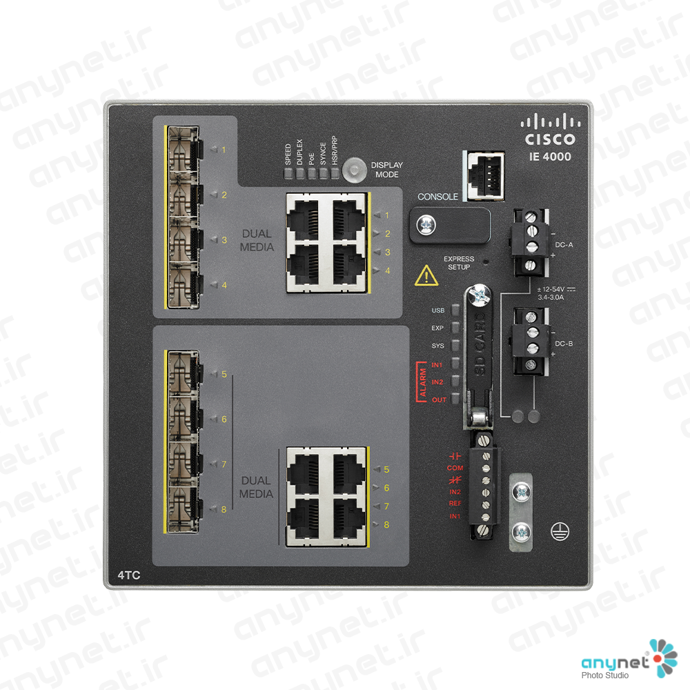 سوییچ صنعتی IE-4000-4TC4G-E سیسکو
