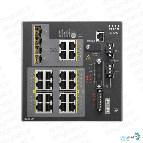 سوییچ صنعتی IE-4000-8GT8GP4G-E سیسکو