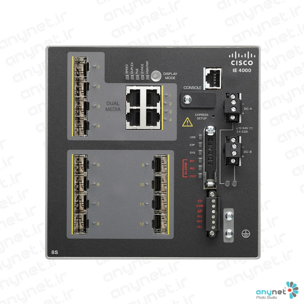سوییچ صنعتی IE-4000-8S4G-E سیسکو