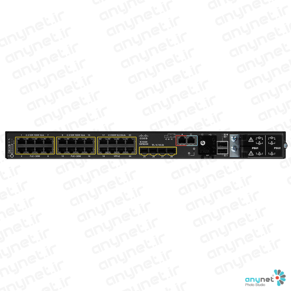 سوییچ صنعتی مقاوم IE-9320-16P8U4X-E سیسکو