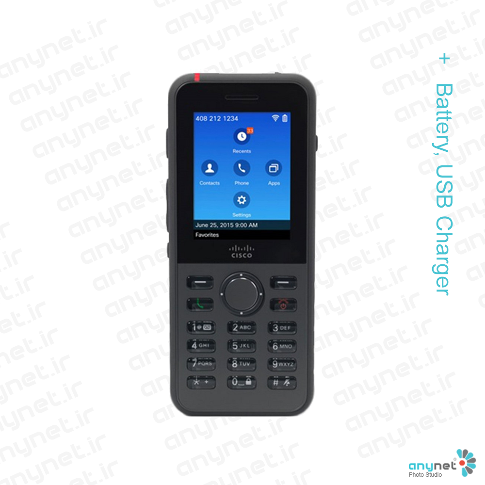 تلفن آی پی بیسیم CP-8821-K9-BUN سیسکو